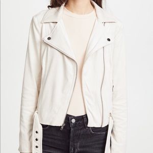 cupcake and cashmere Manele Faux Suede Moto Jacket